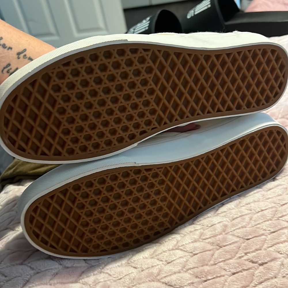 White linen slip on Vans - Picture 4 of 5